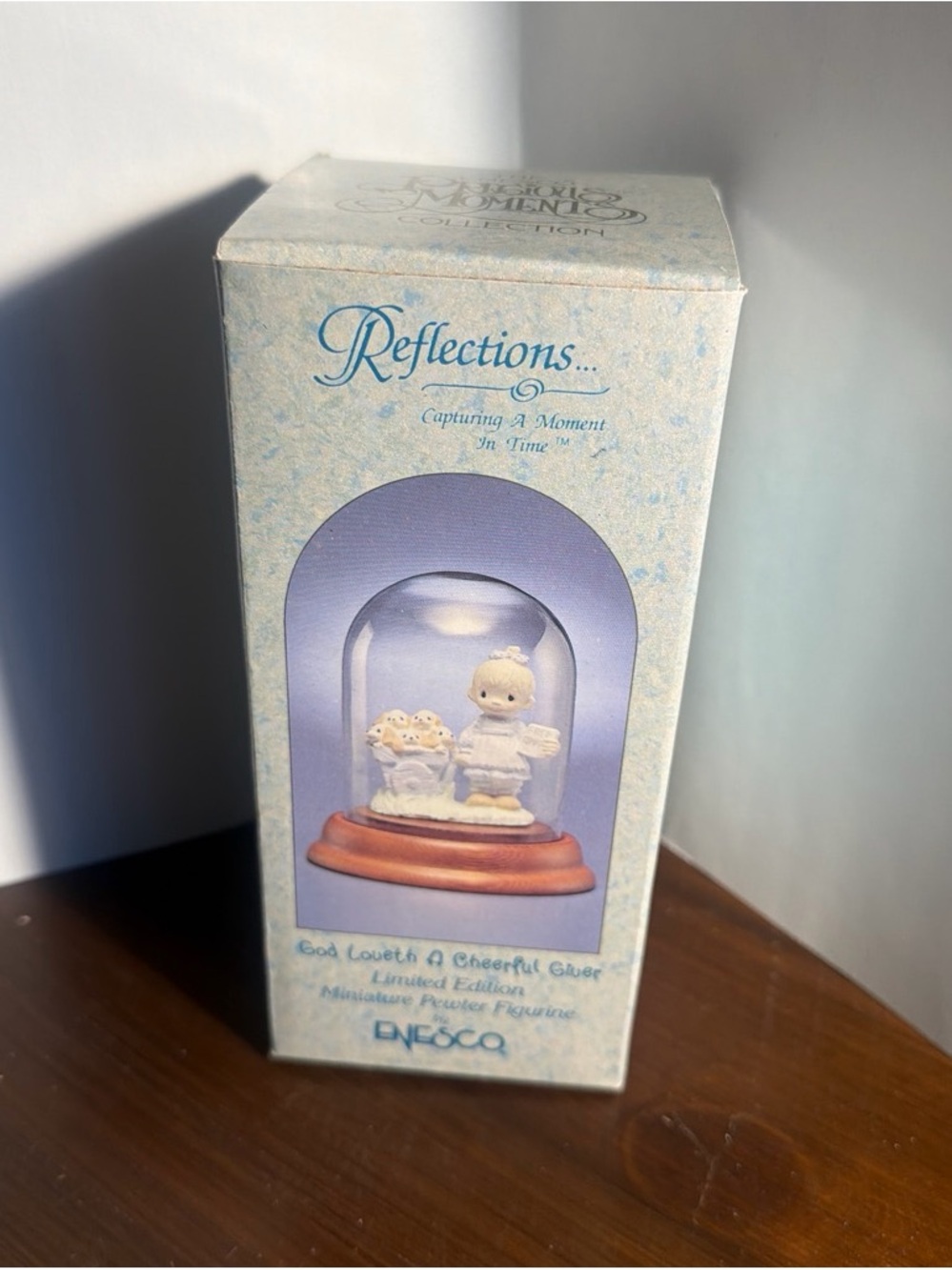 Mint Precious moments Reflections 'God Loveth A Cheerful Giver'